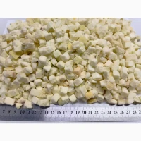 Реалізація замороженого яблука (кубик 10×10 мм) оптом
