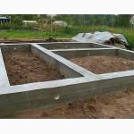 Заливка фундамента