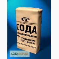 Сода кальцинированная Б (порошок), мешки по 25 кг. Продажа от 1 тонны