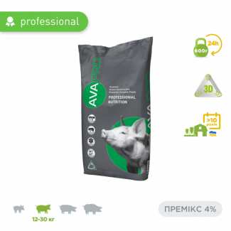 Премікс для поросят 12 - 30 кг AVA PRO MIX PS 4%