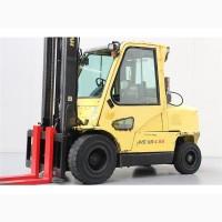 Погрузчик вилочный Hyster H4.50XM, газ, кабина, 4.5т., 2006 г., 1706 м/ч, 4150 мм подъем