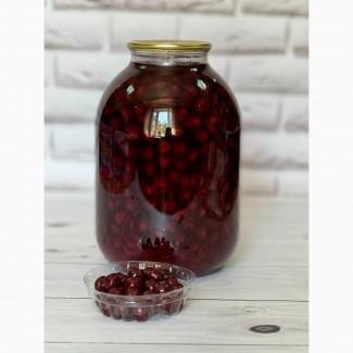Продам консервовану вишню у власному соку