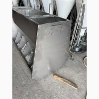 Бункерна годівниця для свиней з нержавійки