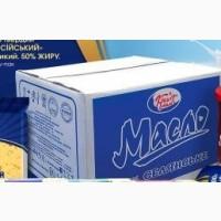 Продаж масло вершкове 73%, сир кисломолочний 9%, сири тверді; сирний продукт; спред