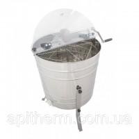 Медогонка диагональная, ручная, 4 рамочная Ø 600 mm – MINIMA LINE. Лысонь Пол