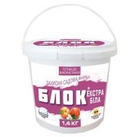 Блок захисна садова фарба екстра біла Відро 1, 4 кг в асортименті