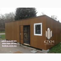 Бытовка, сторожка, вагончик, ларек, мойка, кпп, сто из профнастила от завода Киев