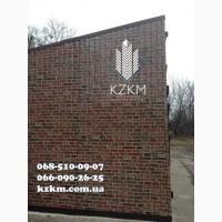 Профнастил под кирпич, профлист с рисунком кирпича, ларек, магазин