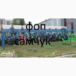 Культиватор КРН с удобрениями и транспортным