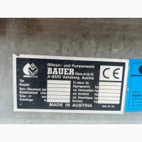 Дощувальна машина Bauer діаметр шлангу 125мм, довжина 400м. Б/у 2008 року після ТО