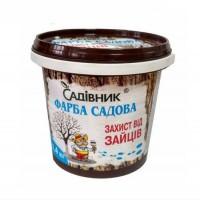 Фарба садова захисна від зайців Садівник 1, 4 кг в асортименті