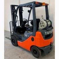 Навантажувач вилковий газовий 1500 кг Toyota 02-8FGF15 мале напрацювання 70мг стан нового