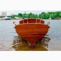 Деревянная лодка премиум класса