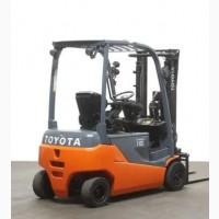 Вилковий навантажувач електро Toyota 8FBM16T 2018 року 1995 мм габарит 3м підйом