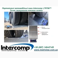 Портативні автомобільні ваги Intercomp LTR788. Точне зважування кожного колеса