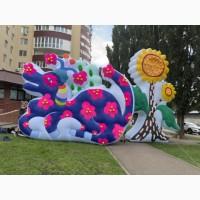 Декорации улиц надувные для оформления сцены, рекламы