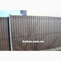 Профнастил матовый темно-коричневый RAL 8019, купить матового цвета профлист Киев