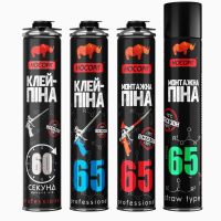 Клей-піна монтажна професійна Носоріг 850 г