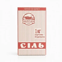 Сіль харчова 5кг ТМ Земельні дари. Купить соль пищевая. Продукты оптом. Артемсоль