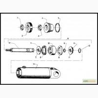 Гидравлическая система на Н4500 цилиндр наклона на погрузчик Балканкар ЕВ 687