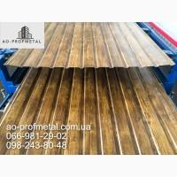 Профнастил под дерево для забора, Профнастил под дерево Printech