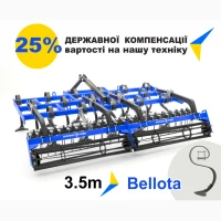 Культиватор навісний GRAND MAX 3, 5 м - стійка S-подібна Bellota 70×12, лапа 260 мм