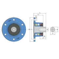 Ступиця Agro Point IL60-130/6T-M20x1.5 FKL, m23254 Farmet