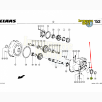 Кришка редуктора Claas Lexion 637681, 6376811, 637681.1, 000637681, 0006376811