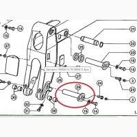 0003173140 Палець стріли навантажувача CLAAS Targo K-70, Caterpiller 512