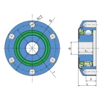Ступиця ріжучого вузла IL20-60/6T-B16-ZP FKL, F04010439R Gaspardo, F04010439 Gaspardo