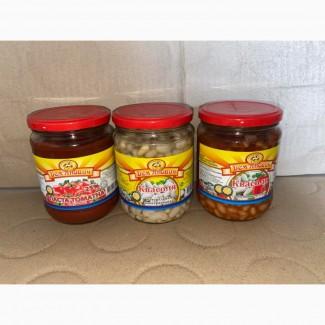Квасоля консервована в томатному і білому соусі 450г. ТО-77 ДСТУ