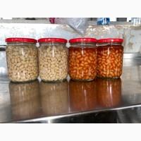 Квасоля консервована в томатному і білому соусі 450г. ТО-77 ДСТУ