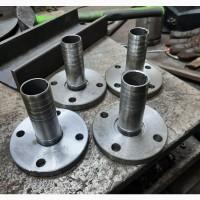 Фланці НШ-32 для гідроколуна, Фланець штуцер і штуцер ялинка шланговий