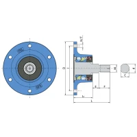 Ступиця ріжучого вузла Agro Point IL60-150/6T-M24x2 FKL, KM040271 Bednar, KM040340 Bednar