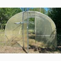 Теплиця «Титан» шириною 3 м з оцинкованої труби з плівкою