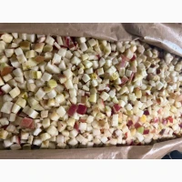 Продам яблуко кубик заморожене зі шкірою