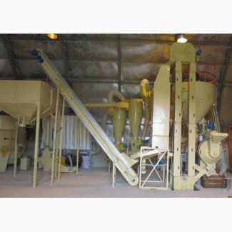 Оборудование измельчения и гранулирования соломы