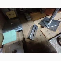 Пластина для кріплення балки 170×35×2 мм оцинкована