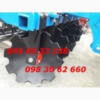 ВСЕ РЕАЛЬНО Прицепная борона БДФ (п)-2.4 дисковая (колеса в середине) для Мтз-82-892