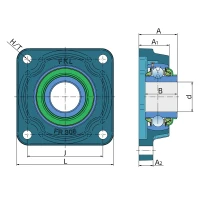 Підшипниковий вузол LSQFR 308-13.5 TQT.H.T FKL, CE062, CE066, CE089, CE078, 957305