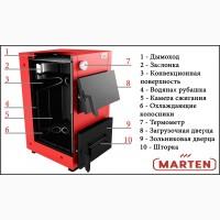Твердотопливный котел Marten Base (4 мм сталь)