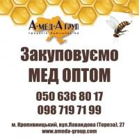 Закуповуємо мед оптом АМЕДА ГРУП Кіровградська, Черкаська, Полтавська обл