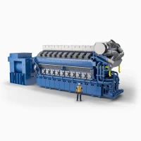 Газовий генератор Bergen 7000 квт/