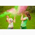 Фарба Холі (Гулал), Салатова, суха порошкова фарба для фествиалів, флешмобів