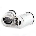 Карманный микроскоп MG 9882 60X с LED и ультрафиолетовой подсветкой