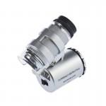 Карманный микроскоп MG 9882 60X с LED и ультрафиолетовой подсветкой