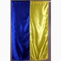 Флаг Украины атласный, большой, размер: 140х90 см, атлас