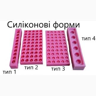 Силиконовая форма для изготовления восковых мисочек