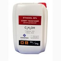 Спирт этиловый технический 99% от 1л-150 грн