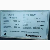 Jungheinrich ERC 212 ваги res hpj